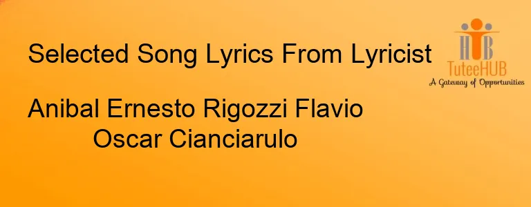 Anibal Ernesto Rigozzi Flavio Oscar Cianciarulo