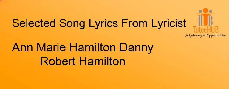 Ann Marie Hamilton Danny Robert Hamilton