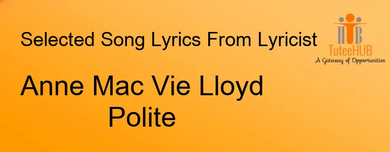 Anne Mac Vie Lloyd Polite