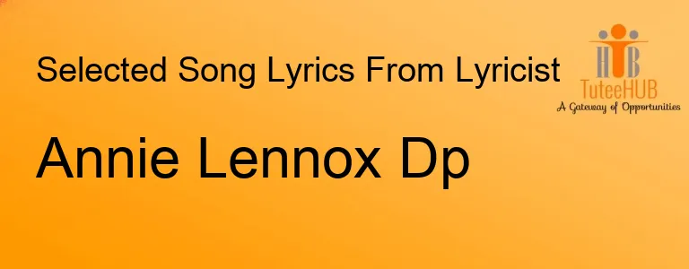Annie Lennox Dp