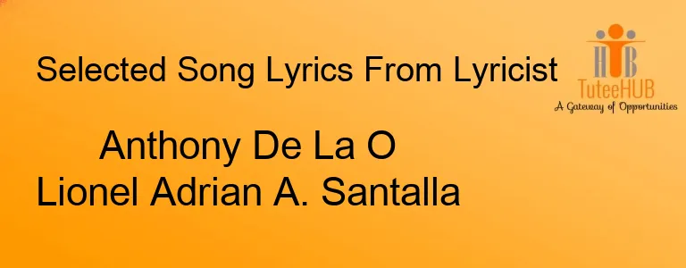 Anthony De La O Lionel Adrian A. Santalla