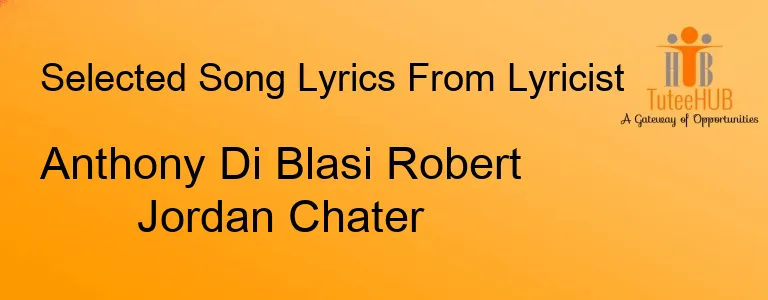 Anthony Di Blasi Robert Jordan Chater