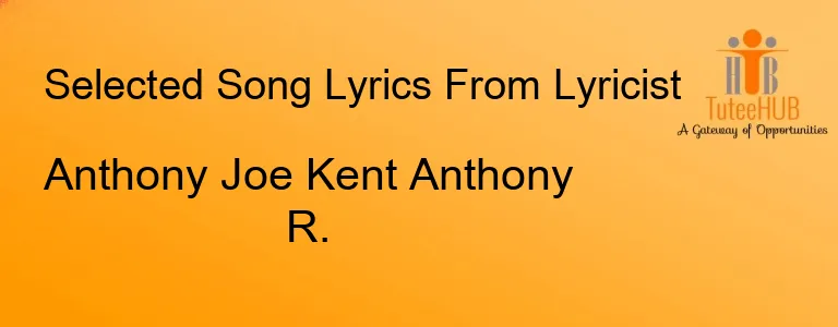 Anthony Joe Kent Anthony R.