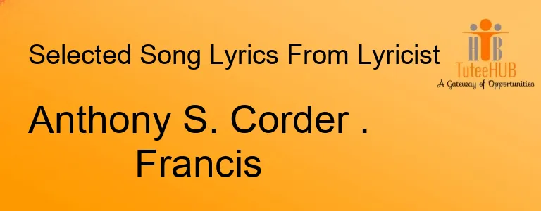 Anthony S. Corder . Francis