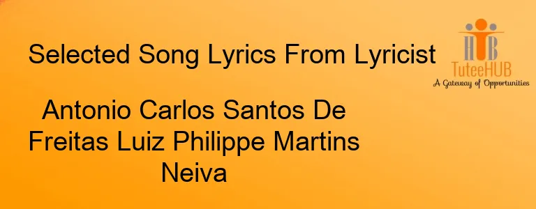 Antonio Carlos Santos De Freitas Luiz Philippe Martins Neiva