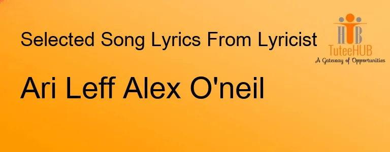 Ari Leff Alex O'neil