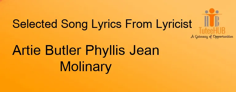 Artie Butler Phyllis Jean Molinary