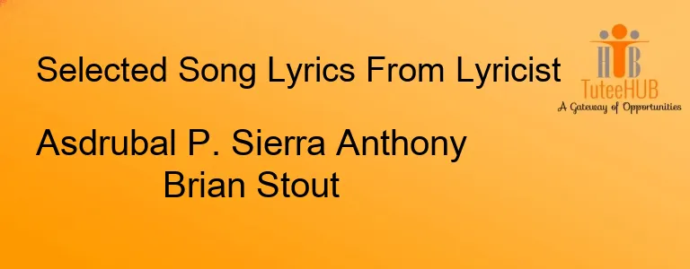 Asdrubal P. Sierra Anthony Brian Stout