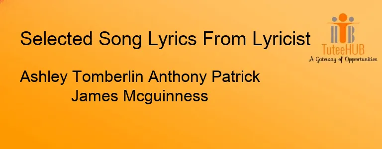 Ashley Tomberlin Anthony Patrick James Mcguinness