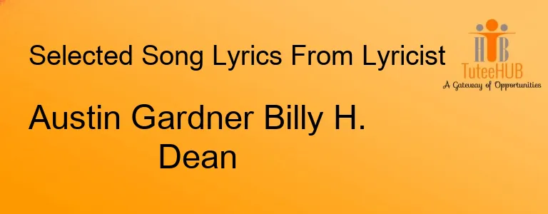 Austin Gardner Billy H. Dean