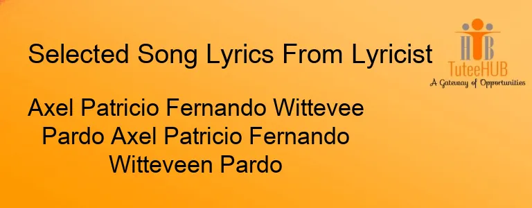 Axel Patricio Fernando Wittevee Pardo Axel Patricio Fernando Witteveen Pardo