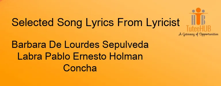 Barbara De Lourdes Sepulveda Labra Pablo Ernesto Holman Concha