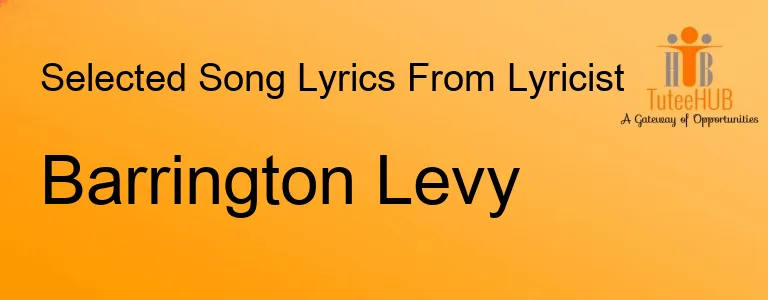 Barrington Levy