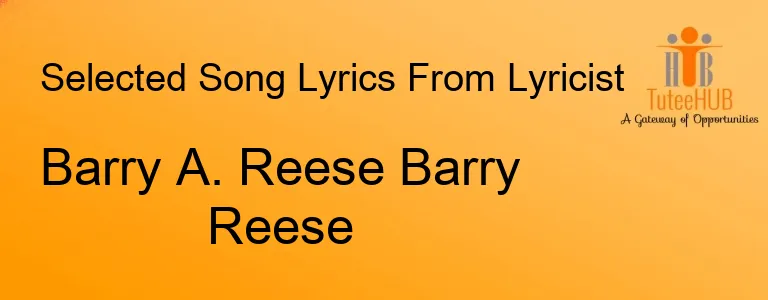 Barry A. Reese Barry Reese