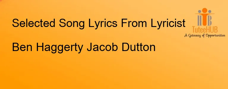 Ben Haggerty Jacob Dutton