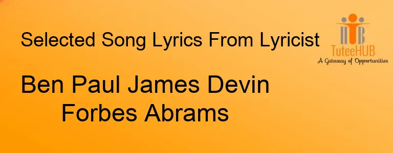 Ben Paul James Devin Forbes Abrams