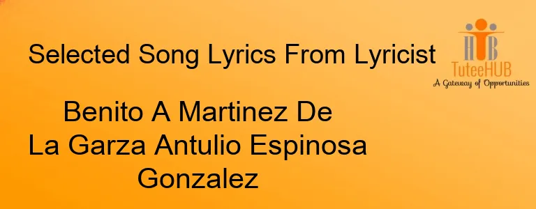 Benito A Martinez De La Garza Antulio Espinosa Gonzalez