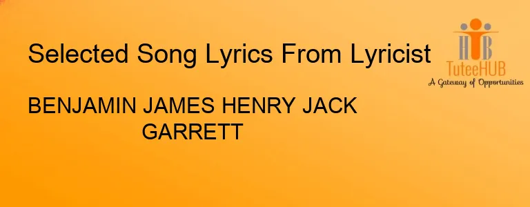 Benjamin James Henry Jack Garrett