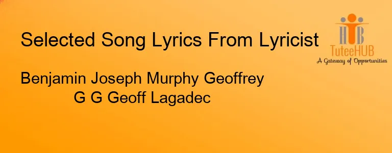 Benjamin Joseph Murphy Geoffrey G G Geoff Lagadec