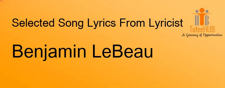 BENJAMIN LEBEAU