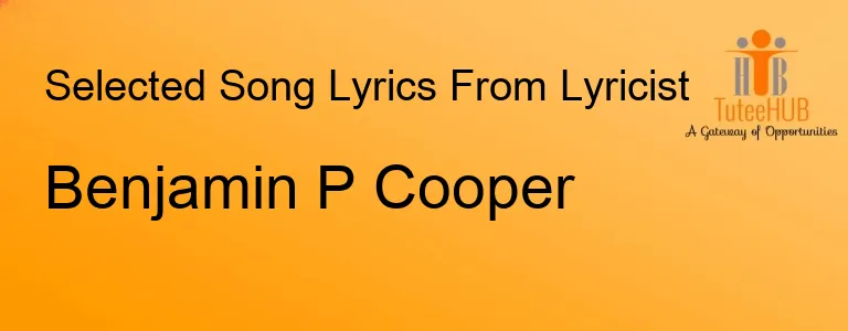 Benjamin P Cooper