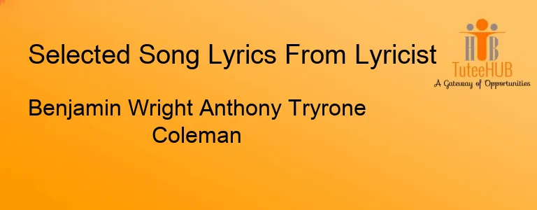 Benjamin Wright Anthony Tryrone Coleman