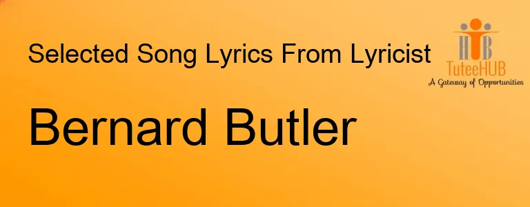 Bernard Butler