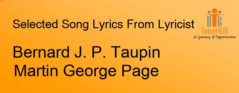 Bernard J. P. Taupin Martin George Page