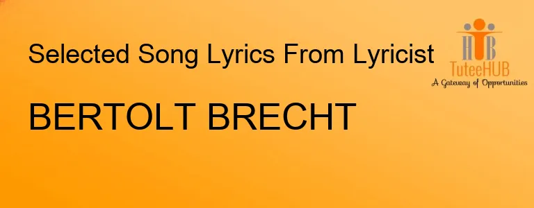 Bertolt Brecht