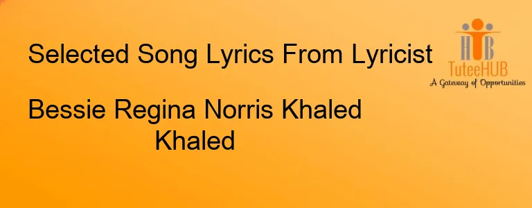 Bessie Regina Norris Khaled Khaled