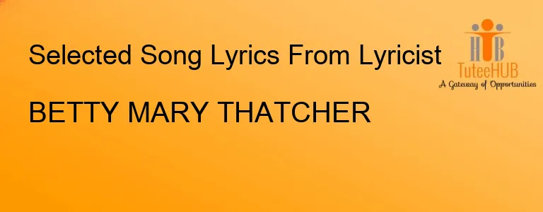 BETTY MARY THATCHER