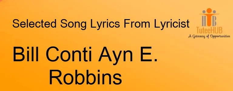 Bill Conti Ayn E. Robbins