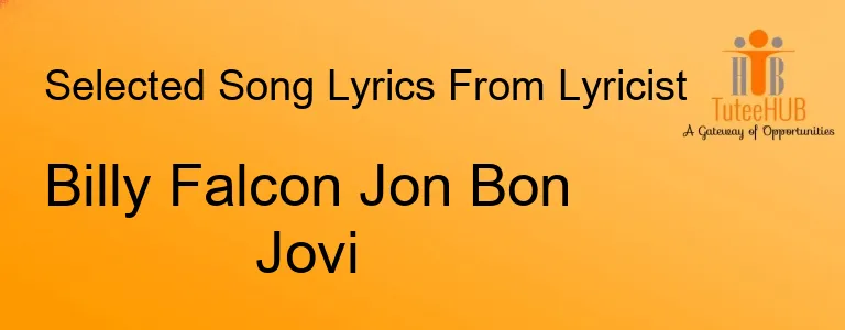 Billy Falcon Jon Bon Jovi