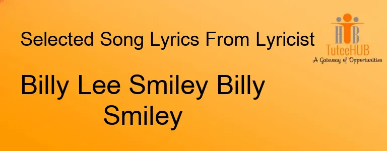 Billy Lee Smiley Billy Smiley