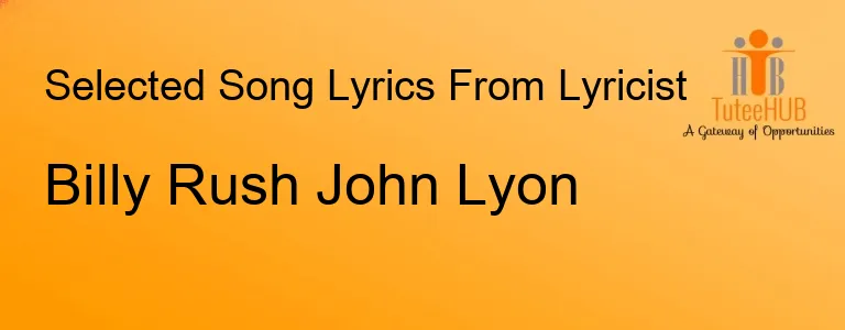 Billy Rush John Lyon