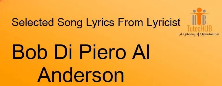 Bob Di Piero Al Anderson