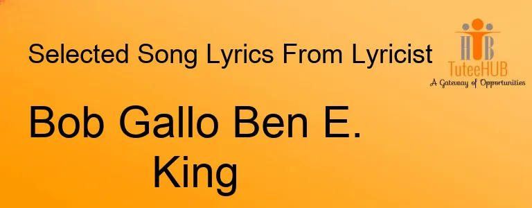 Bob Gallo Ben E. King