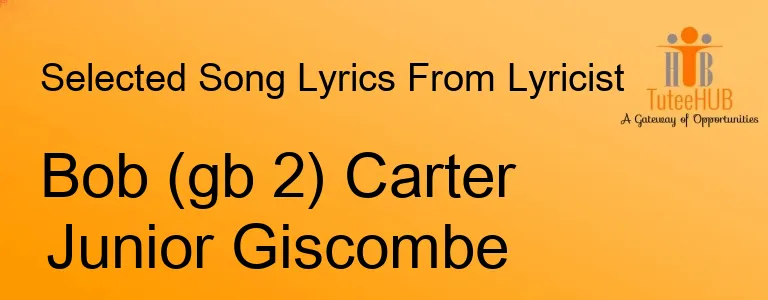 Bob (gb 2) Carter Junior Giscombe