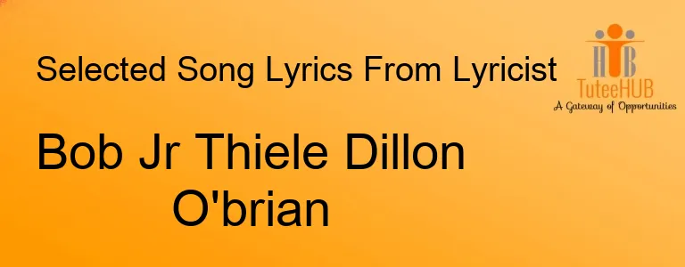 Bob Jr Thiele Dillon O'brian