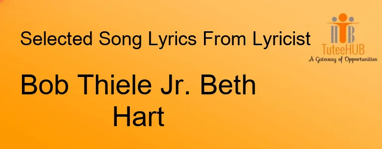 Bob Thiele Jr. Beth Hart