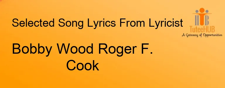 Bobby Wood Roger F. Cook
