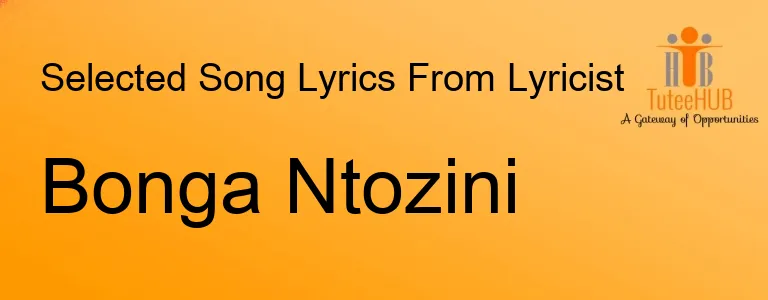 Bonga Ntozini
