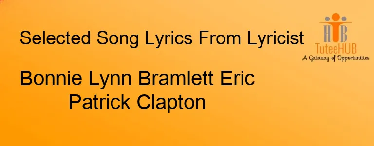 Bonnie Lynn Bramlett Eric Patrick Clapton