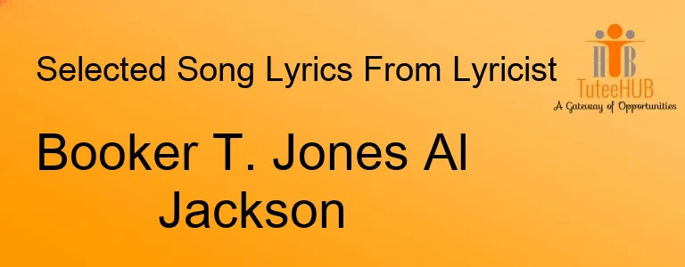 Booker T. Jones Al Jackson
