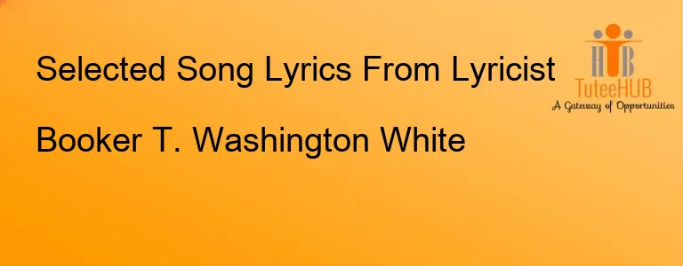 Booker T. Washington White