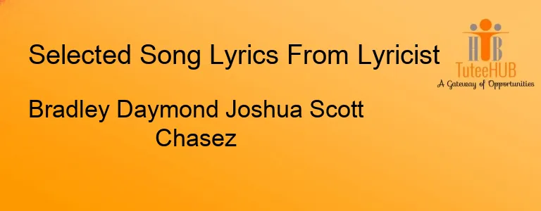 Bradley Daymond Joshua Scott Chasez