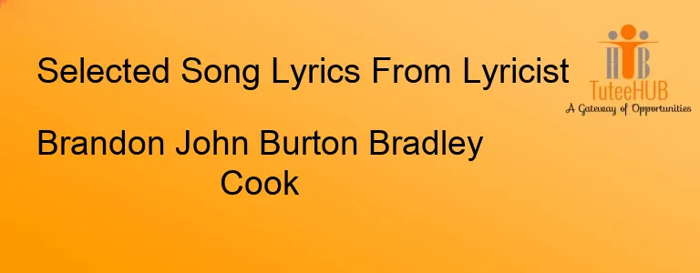 Brandon John Burton Bradley Cook