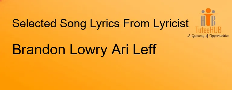 Brandon Lowry Ari Leff