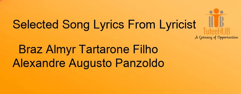 Braz Almyr Tartarone Filho Alexandre Augusto Panzoldo