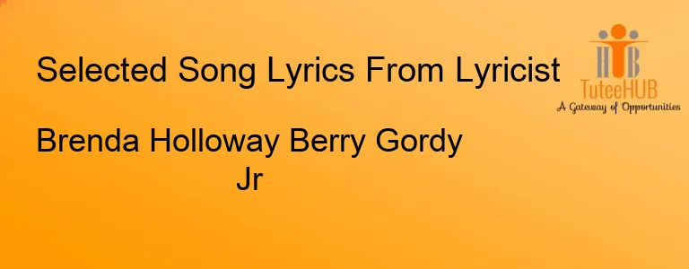 Brenda Holloway Berry Gordy Jr